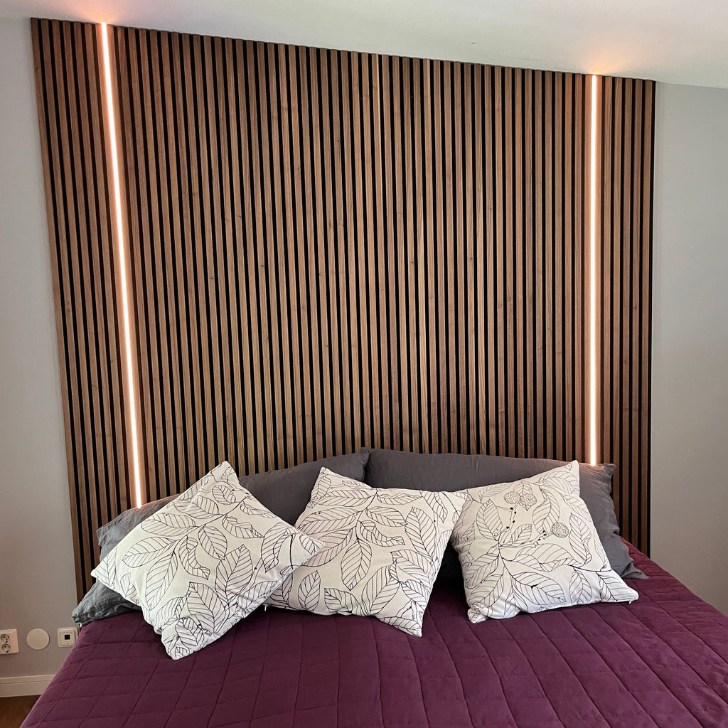 LED-profil till akustikpanel i perfekta mått