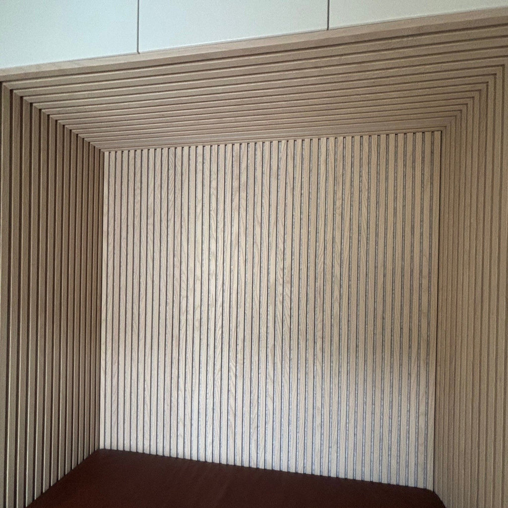 Akustikpanel PREMIUM Ask (vitlackad)