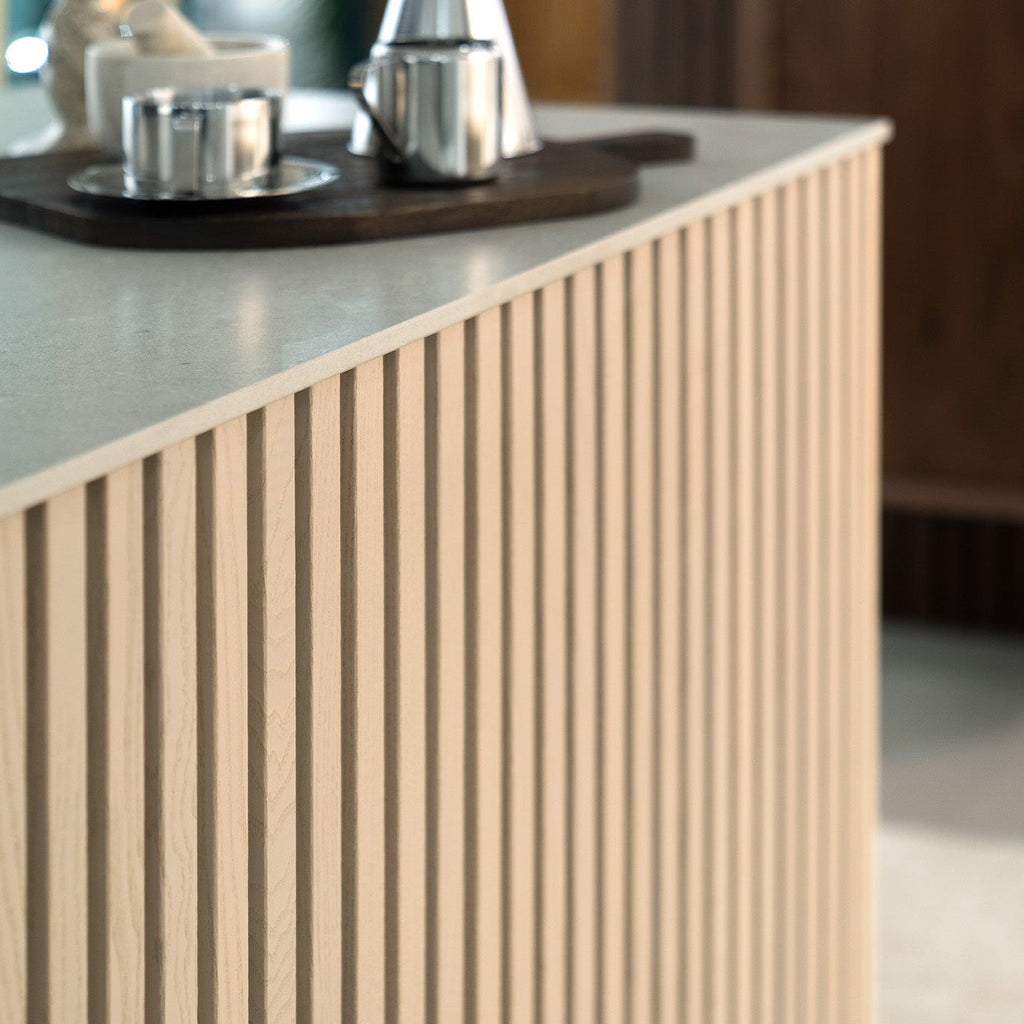 Akustikpanel PREMIUM Ask (vitlackad)