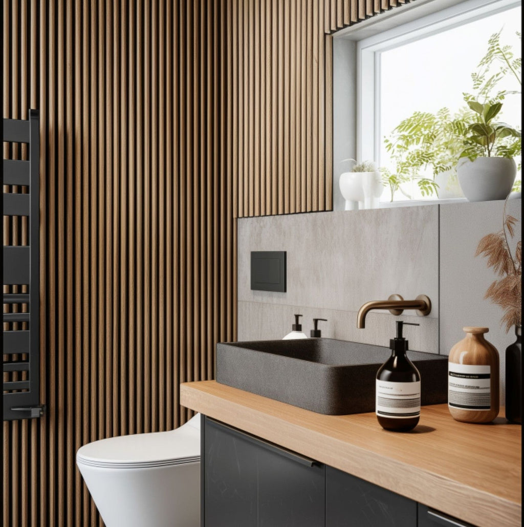 Badrumspanel - Elegant ek - NYHET