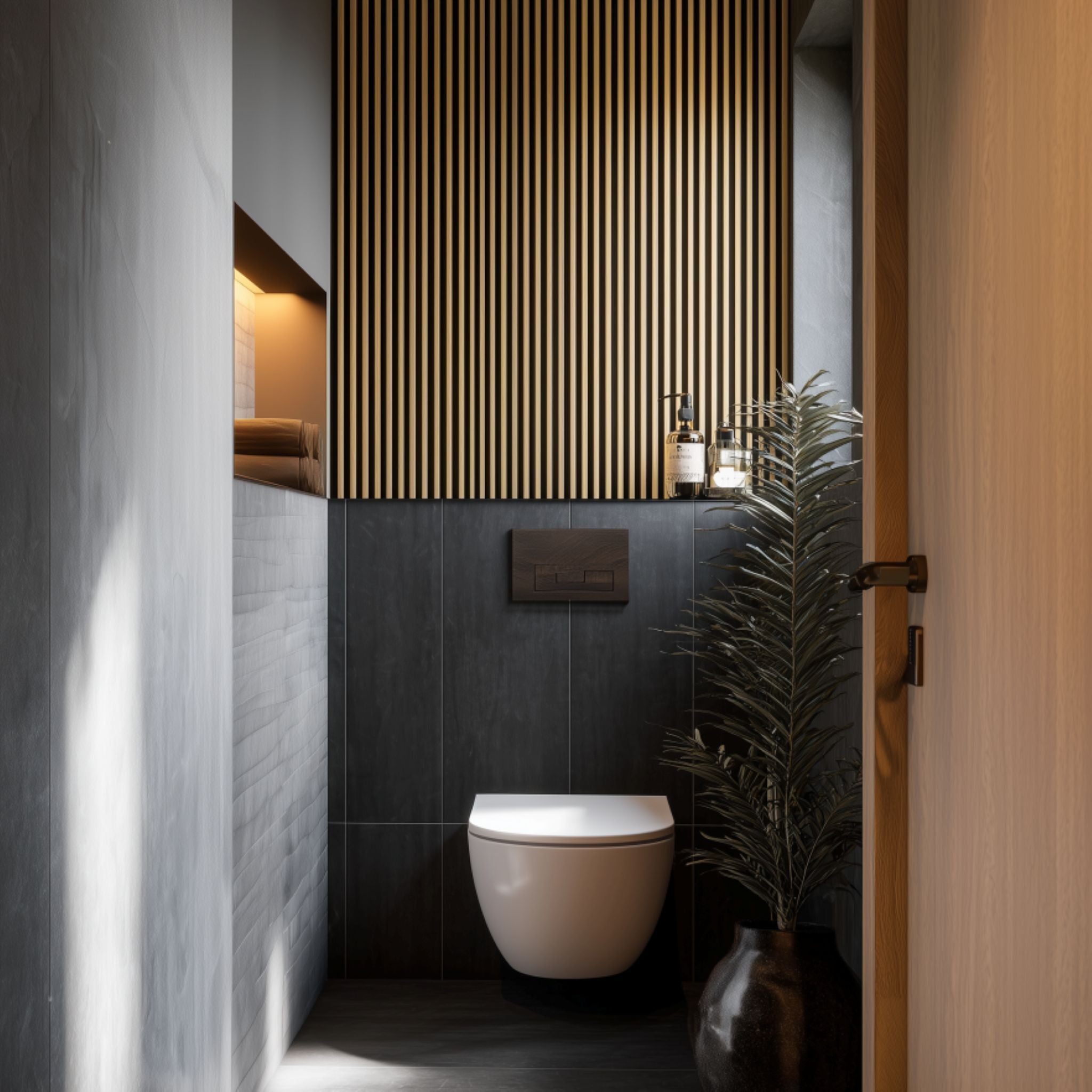 Badrumspanel - Elegant ek - NYHET