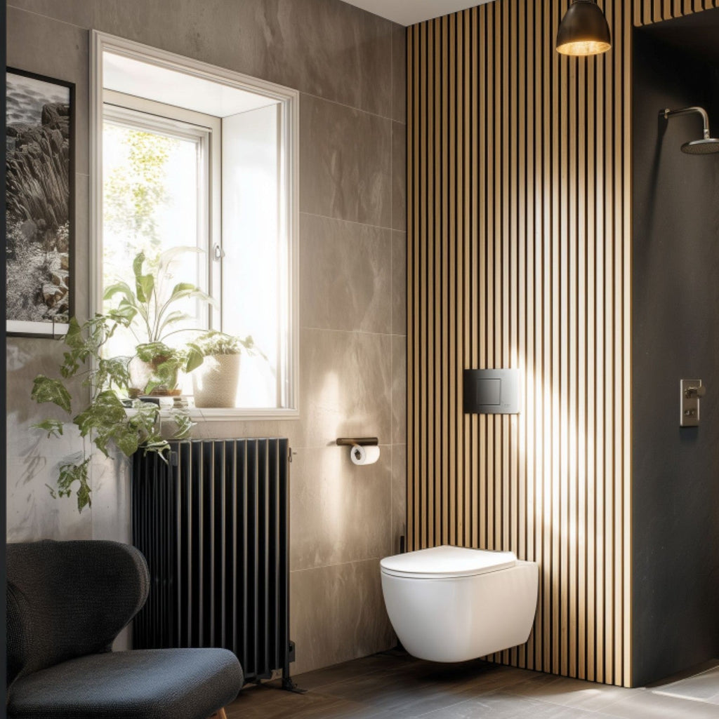 Badrumspanel - Elegant ek - NYHET