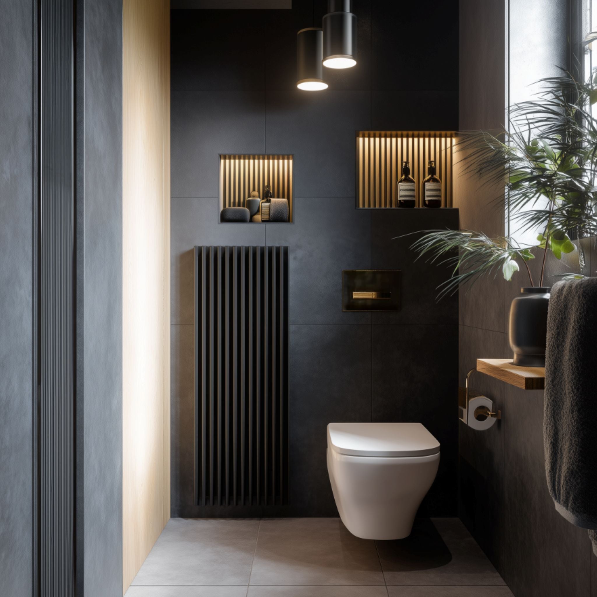 Badrumspanel - Elegant ek - NYHET