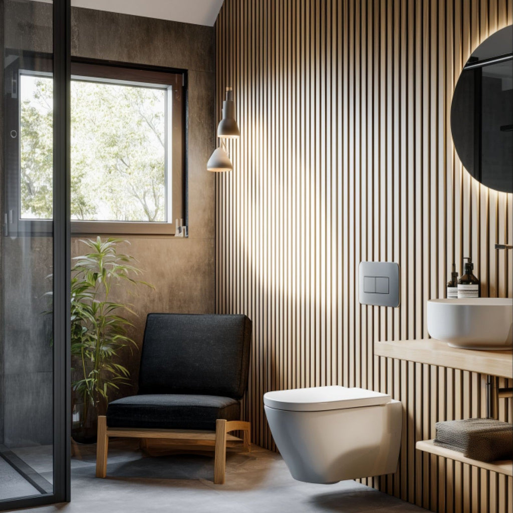 Badrumspanel - Elegant ek - NYHET