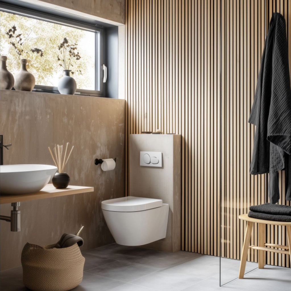 Badrumspanel - Elegant ek - NYHET