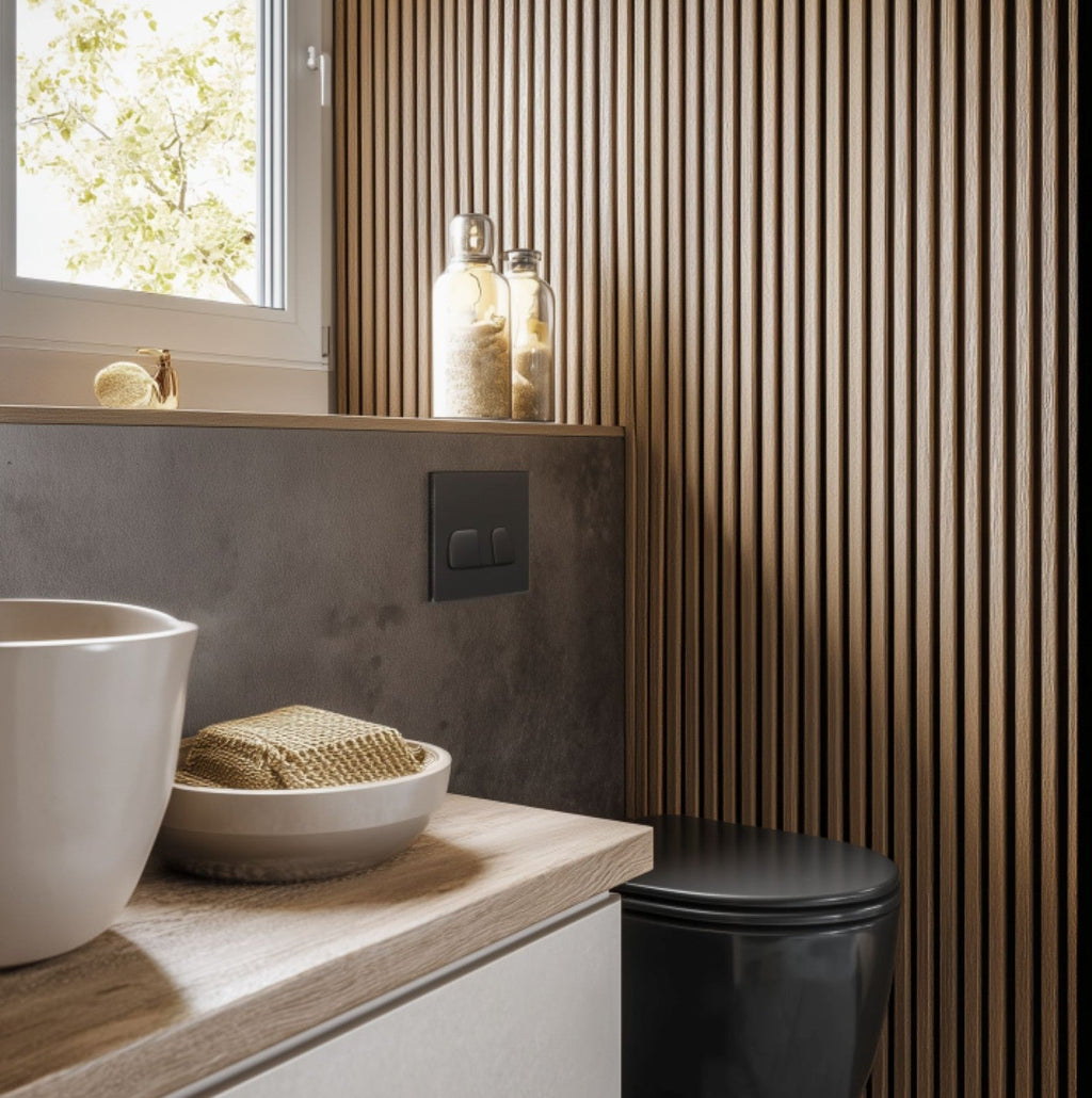 Badrumspanel - Elegant ek - NYHET