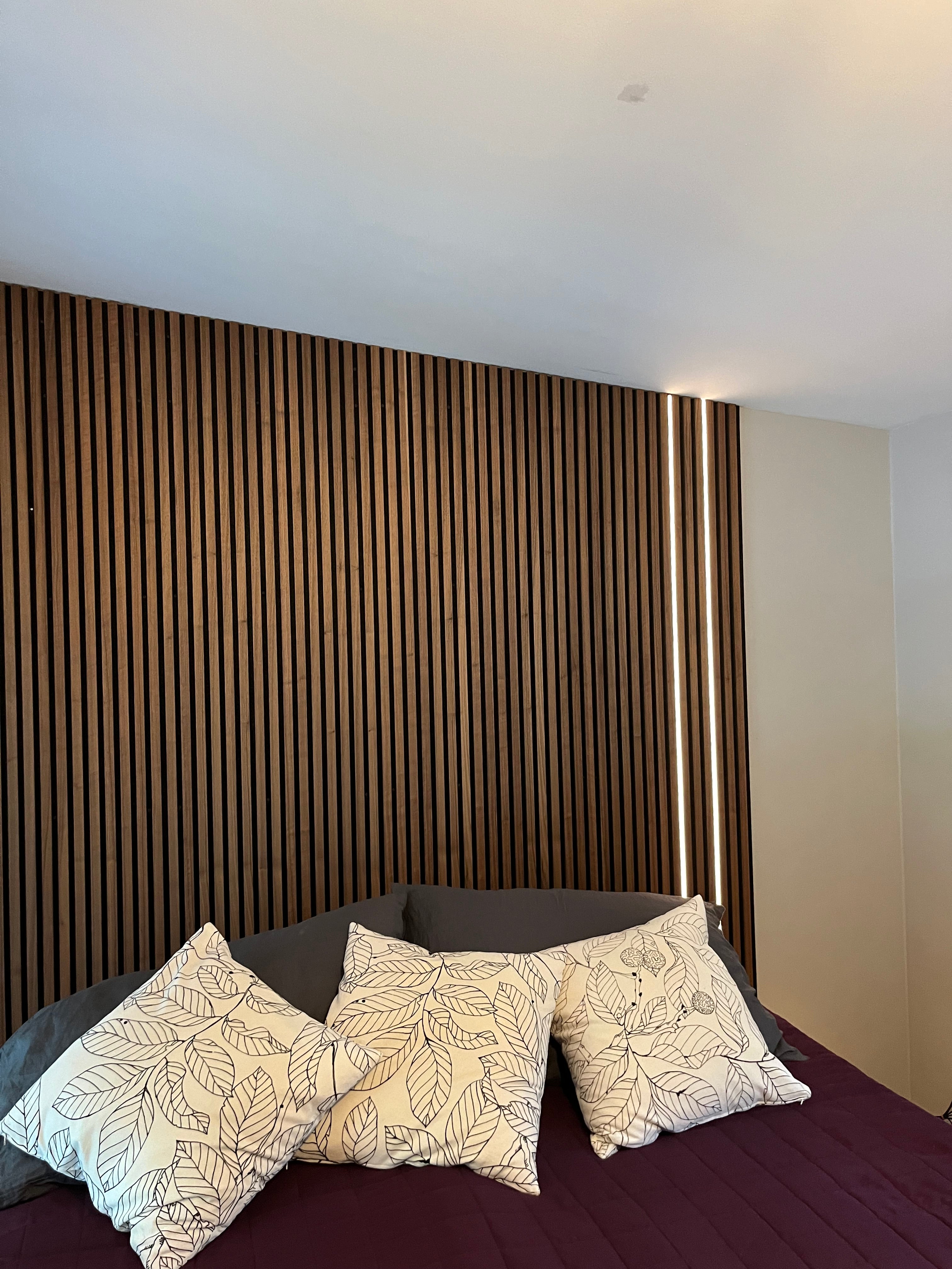 LED-profil till akustikpanel i perfekta mått