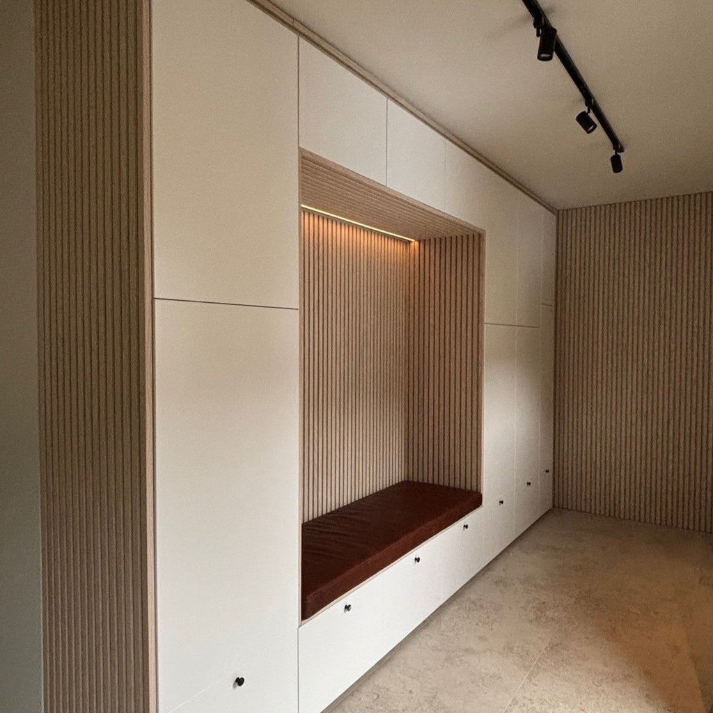 Akustikpanel Ask - vitlackad