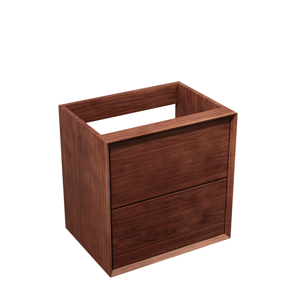 Tvättställsskåp i Massiv Valnöt 60 cm - IW60