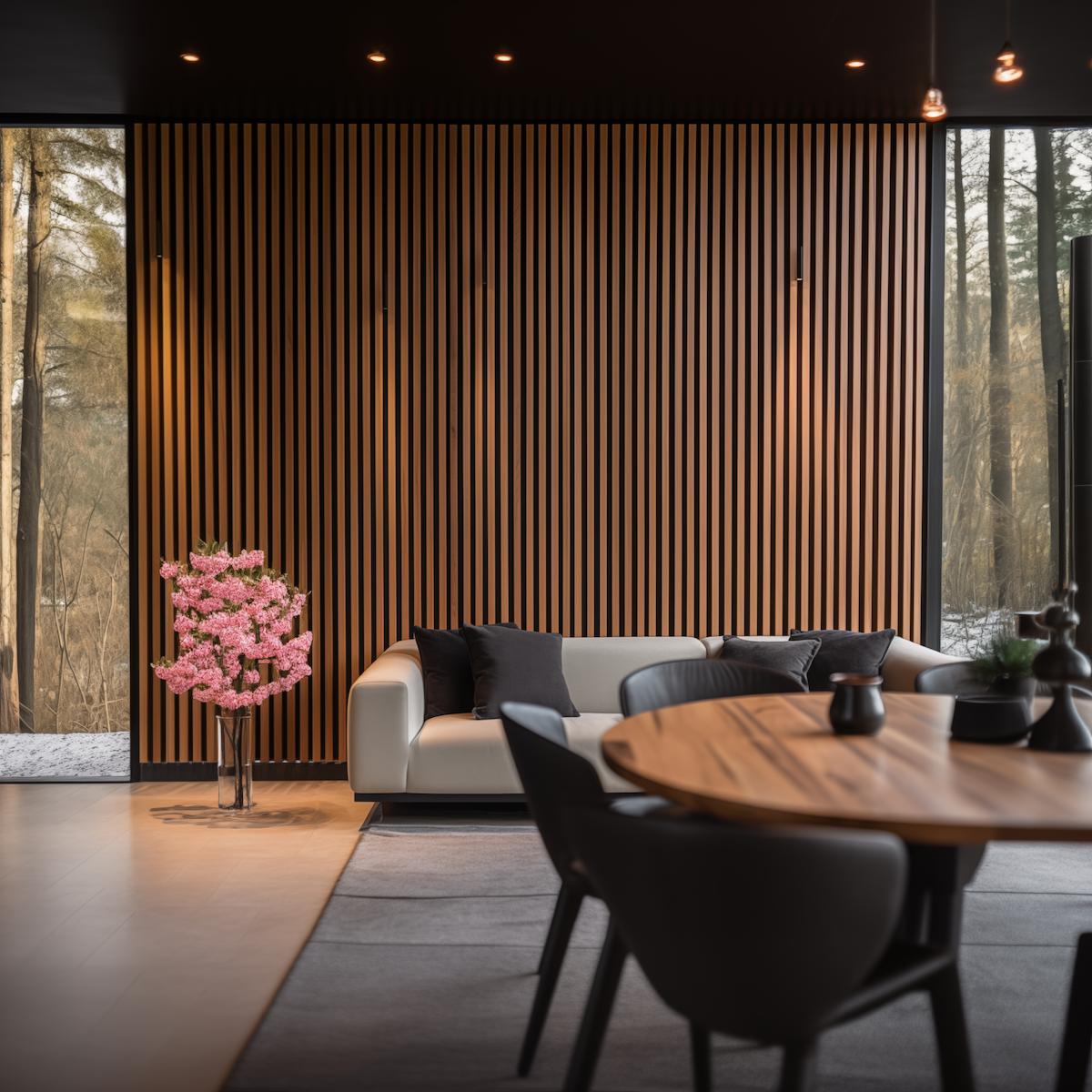 Akustikpanel Teak - oljad