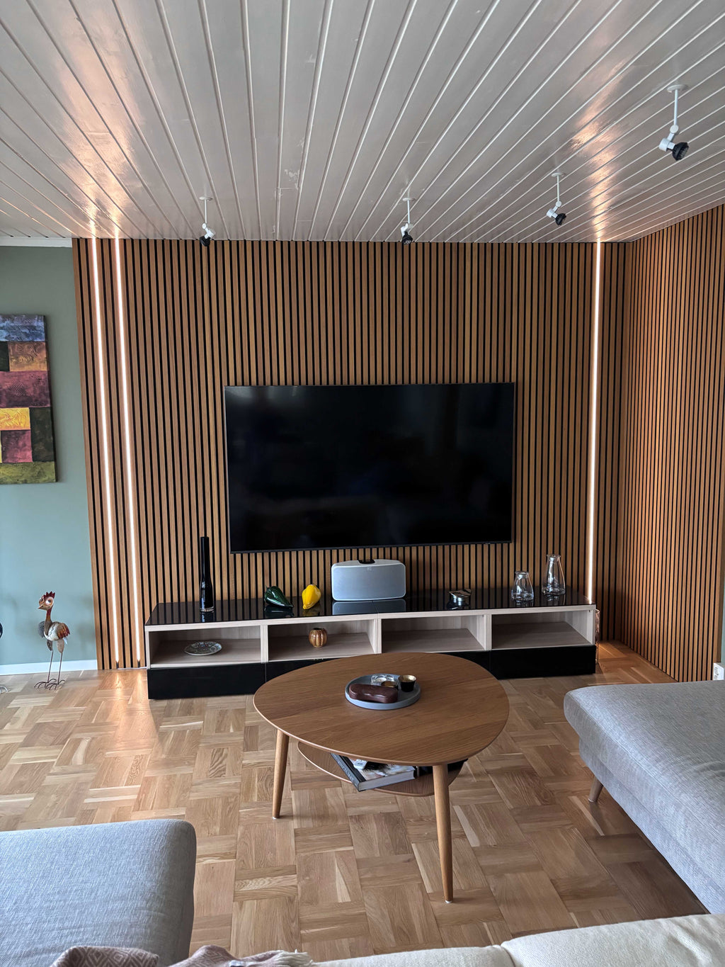 LED-profil till akustikpanel i perfekta mått