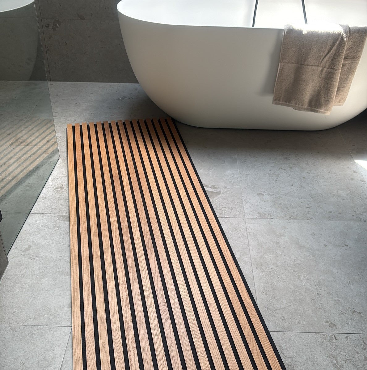 Badrumspanel - Elegant ek - NYHET