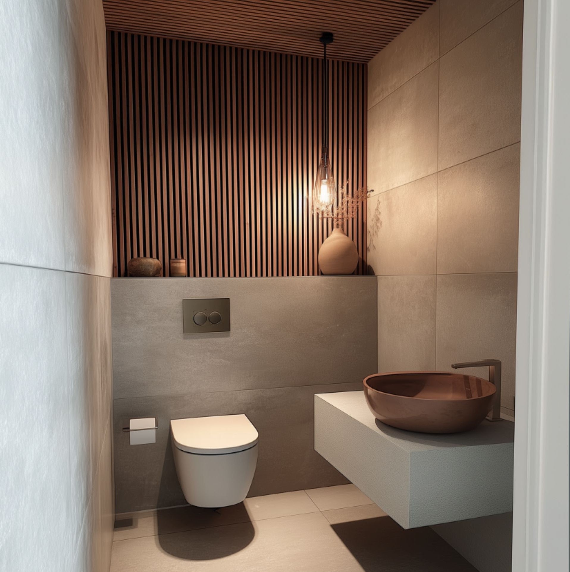 Badrumspanel - Valnöt - NYHET