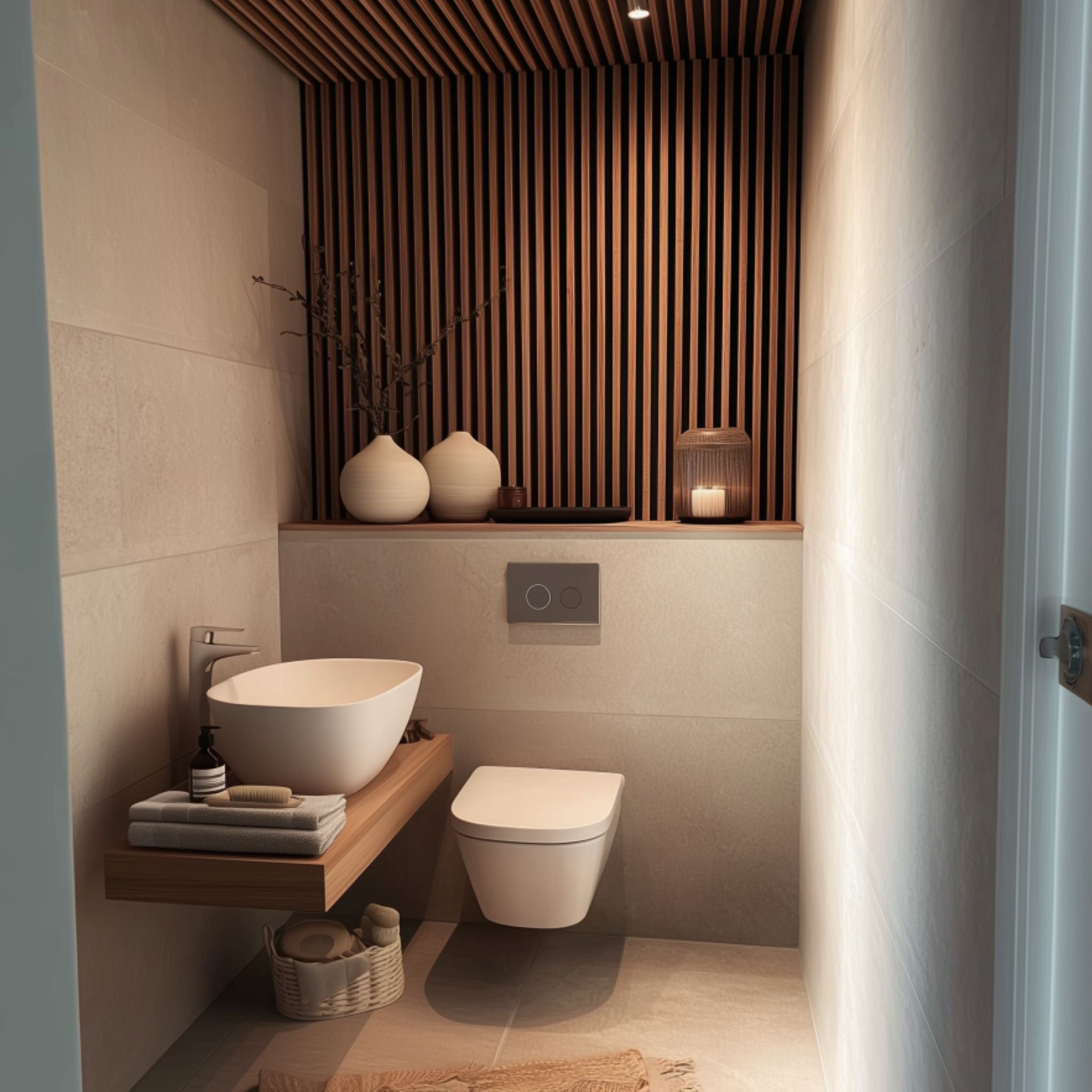 Badrumspanel - Valnöt - NYHET