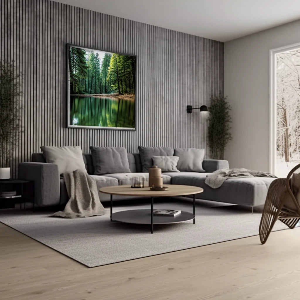 Akustikpanel Grå Ek