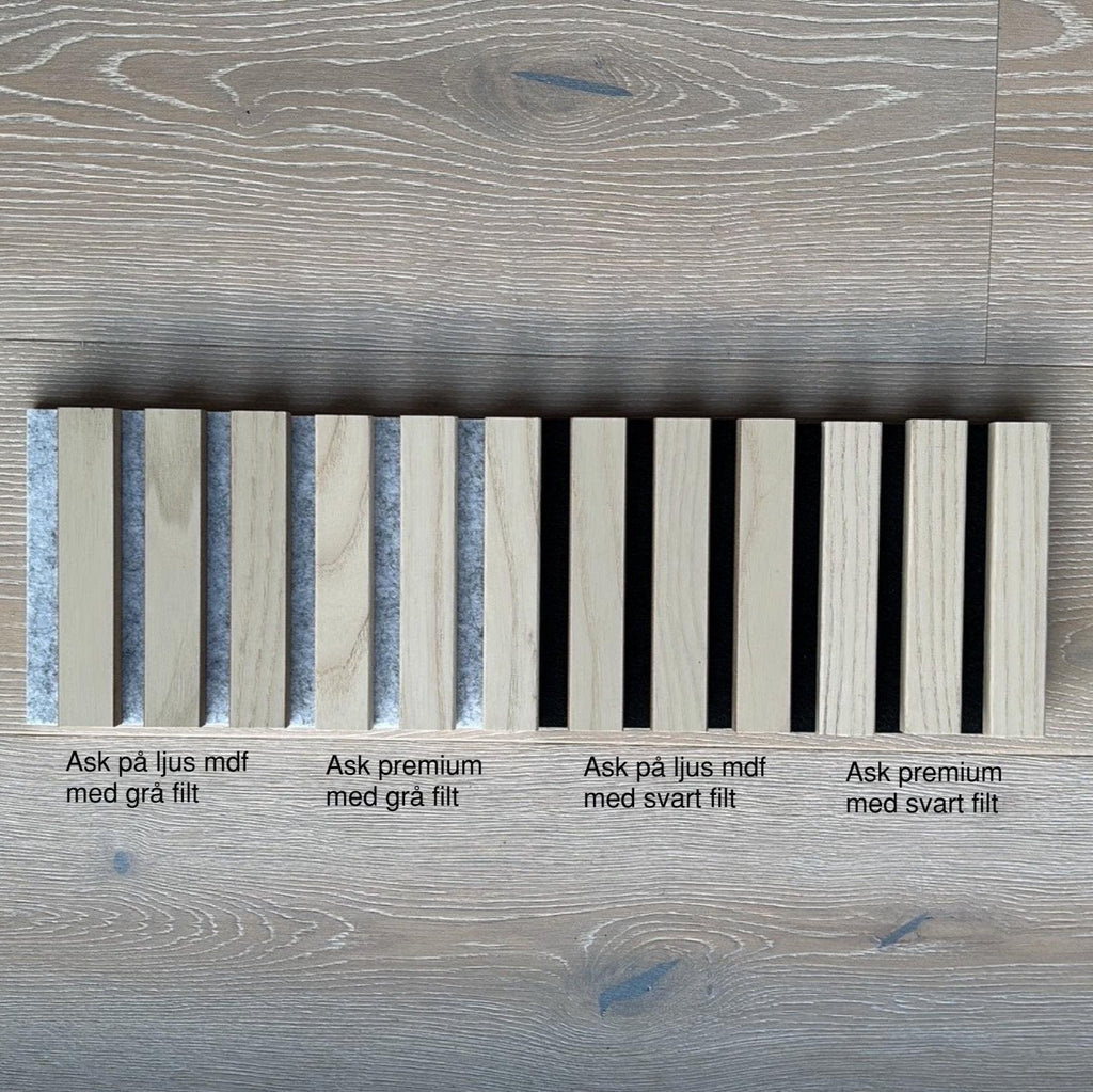 Akustikpanel Ask - vitlackad