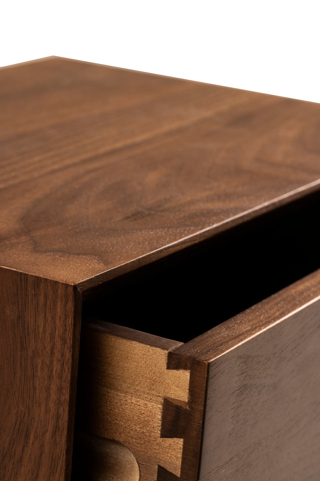 Nattduksbord i massiv Valnöt