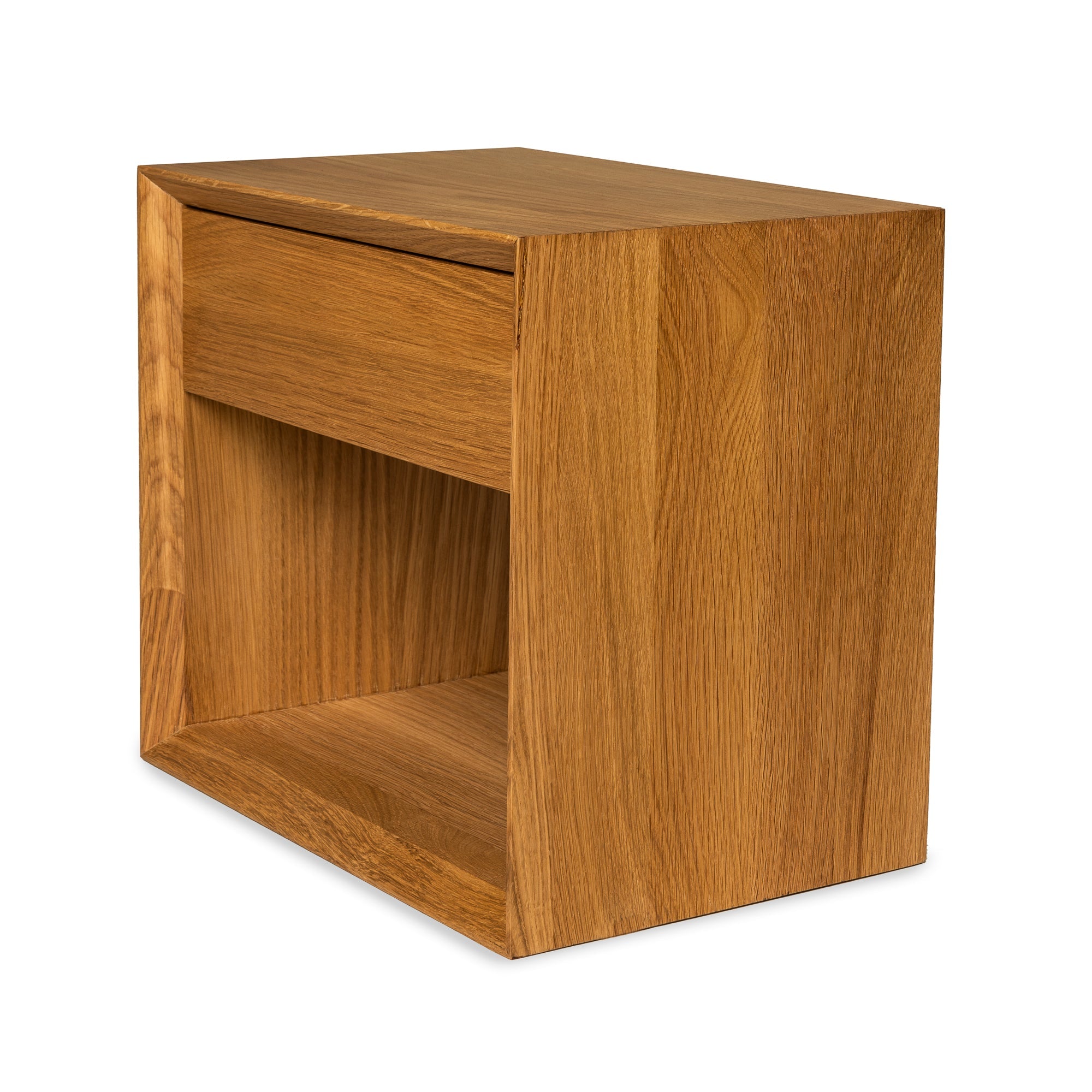 Nattduksbord i massiv Ek