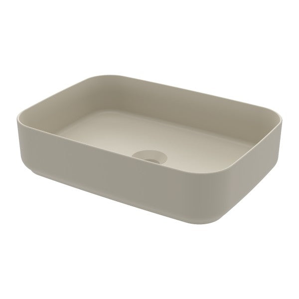 Kommod Massiv Valnöt 60 cm - IW60 + Porslinstvättställ vit/latte