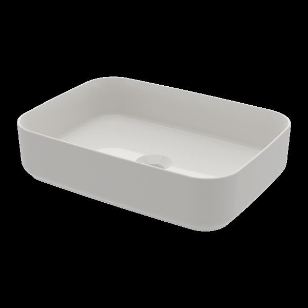 Kommod Massiv Valnöt 60 cm - IW60 + Porslinstvättställ vit/latte